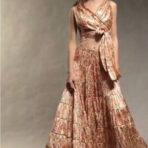 Free People Floral Wrap Dress